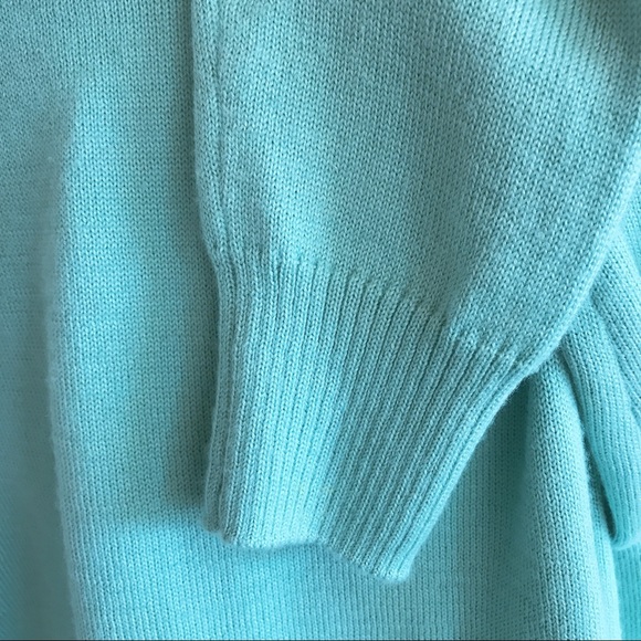Mini face patch sweater light blue sweater - Picture 8 of 9